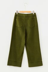 Corduroy High Waist Wide Leg Pants