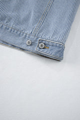 Oversize Pocketed Denim Jacket