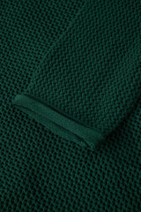Blackish Green Plus Size Cardigan