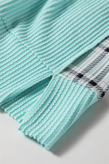 Ribbed Colorblock Long Sleeve Top