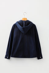2 in 1 Thermal Knit Textured Hooded Jacket