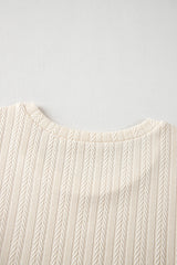 Apricot Puff Sleeve Blouse