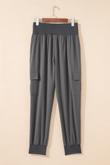 High-Waist Cargo Jogger Pants