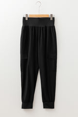 High-Waist Cargo Jogger Pants