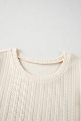Apricot Puff Sleeve Blouse
