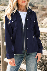 2 in 1 Thermal Knit Textured Hooded Jacket