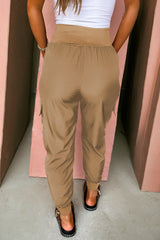 High-Waist Cargo Jogger Pants