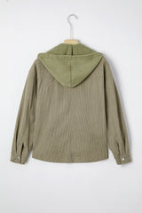 2 in 1 Thermal Knit Textured Hooded Jacket