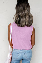 Phalaenopsis Mineral Wash Patched Chest Pocket Top