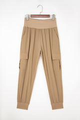 High-Waist Cargo Jogger Pants