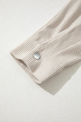2 in 1 Thermal Knit Textured Hooded Jacket